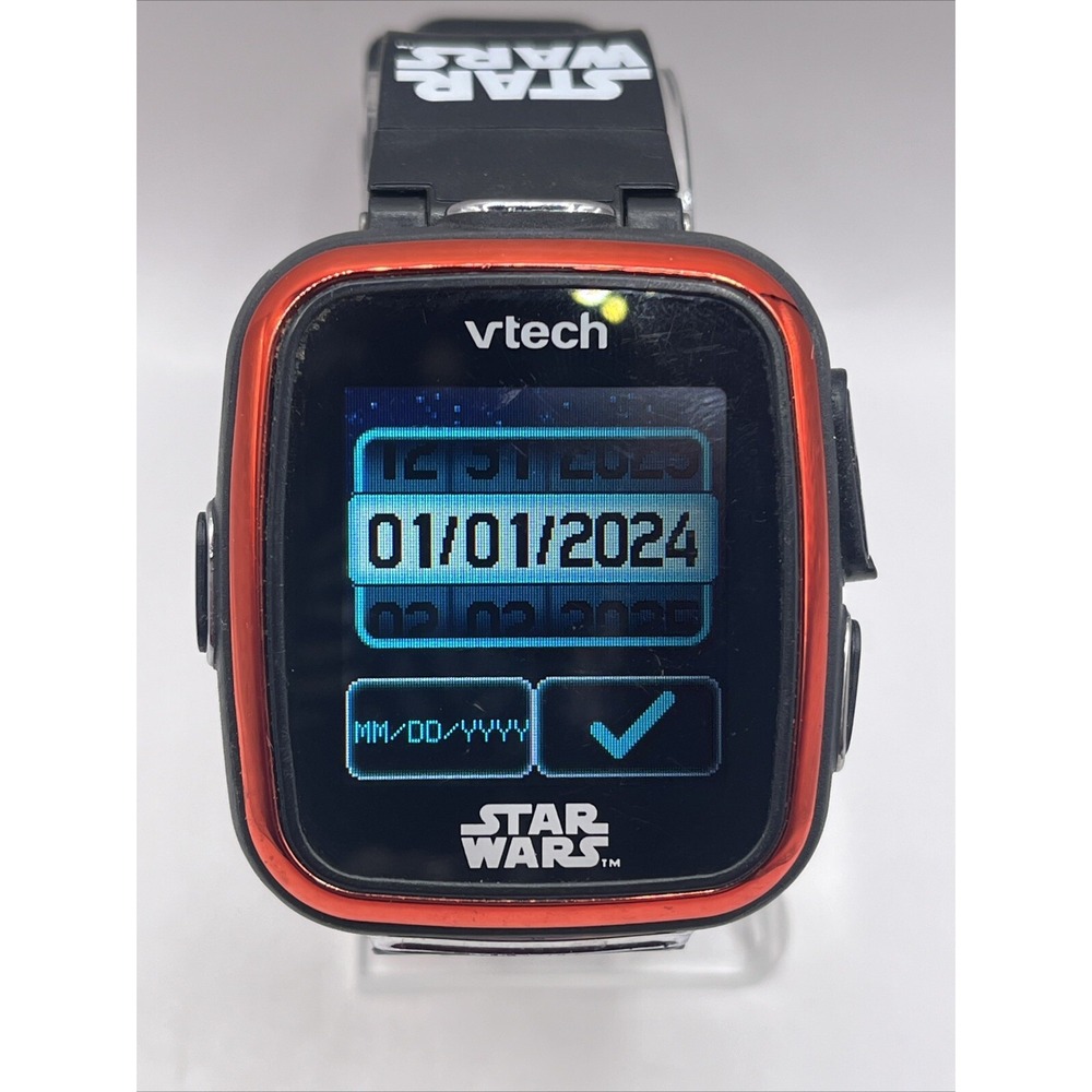 VTech Kidizoom Smart Watch Star Wars First Order Stormtrooper  Camera- Working‎